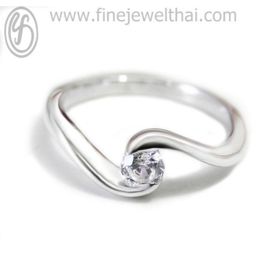 แหวนทองคำขาว แหวนเพชร แหวนคู่ แหวนแต่งงาน แหวนหมั้น - R1188DWG